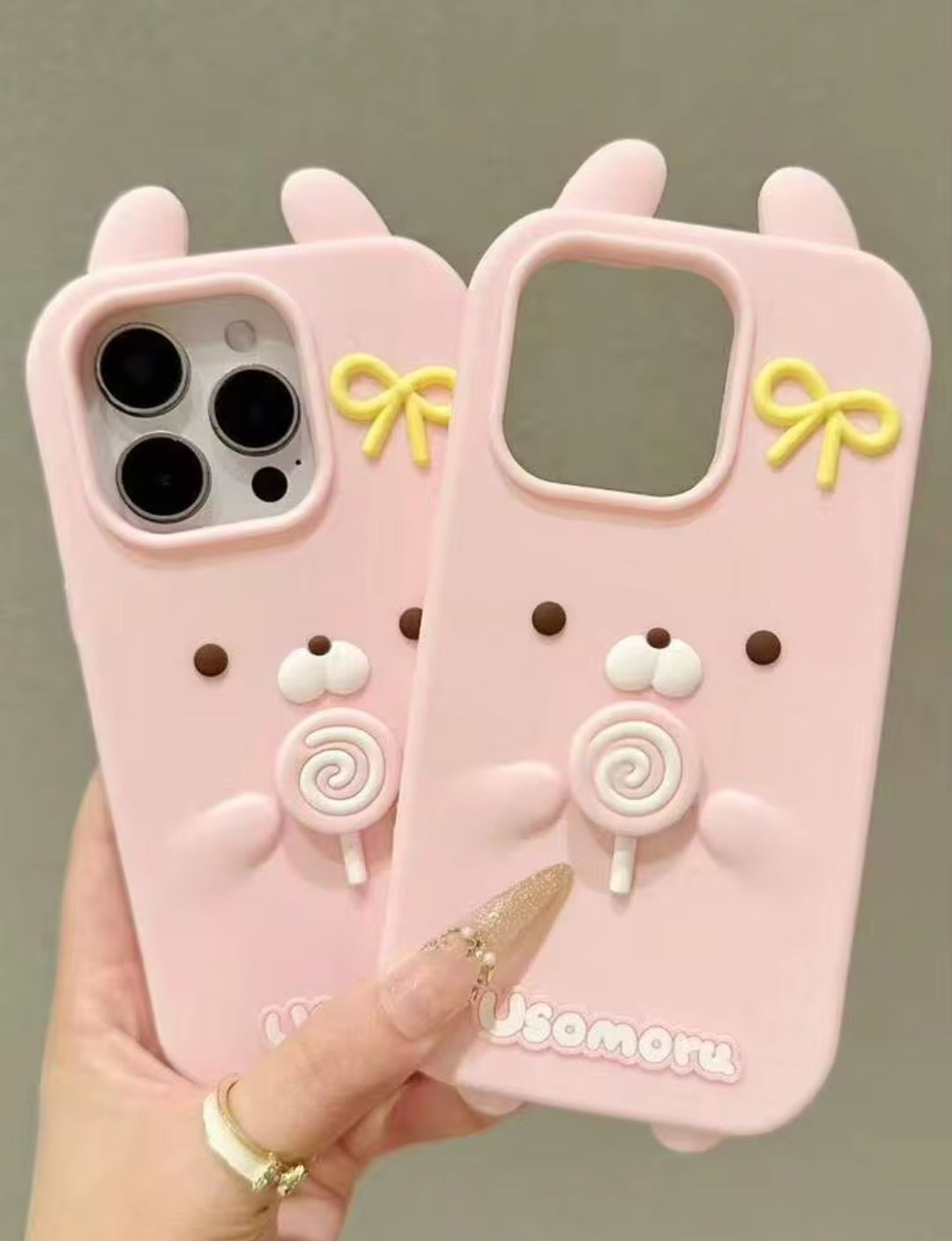 Iphone 14 Pro Max 3D Bunny Silicone Case