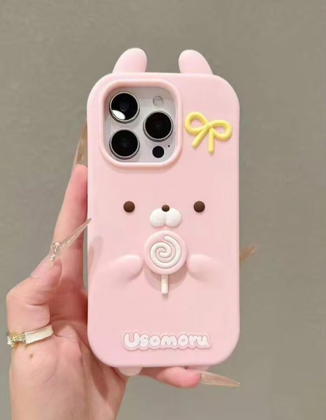 Iphone 14 Pro Max 3D Bunny Silicone Case