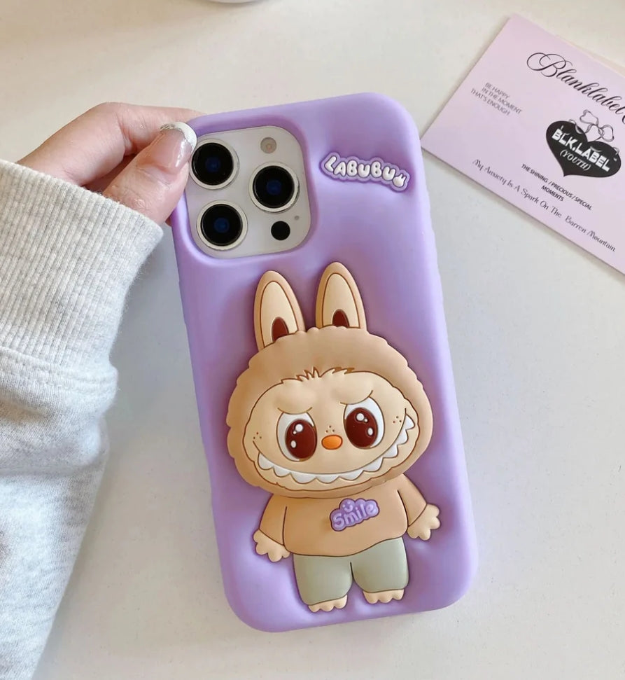 iPhone 15 Pro Max Labubu Holder Case Cover & Case