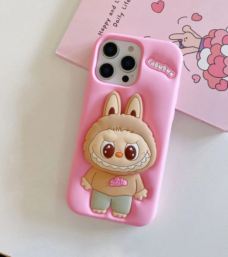 iPhone 15 Pro Max Labubu Holder Case Cover & Case