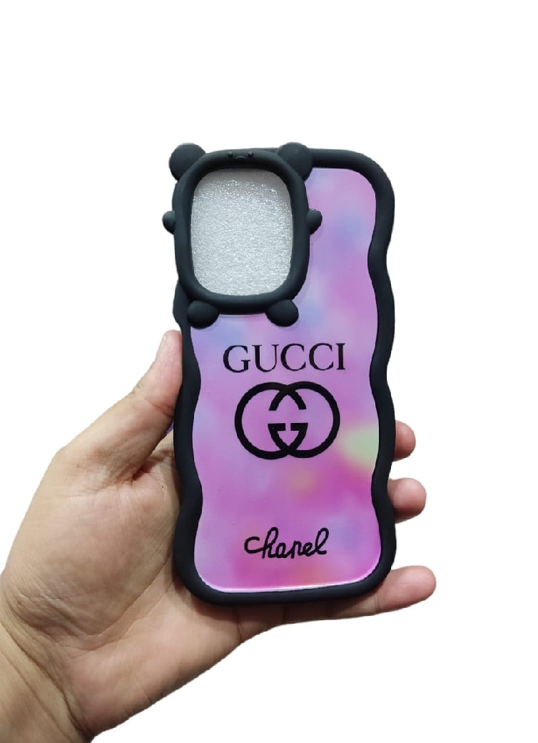 Luxury Wavy Silicone Phone Case – Premium Gradient Design