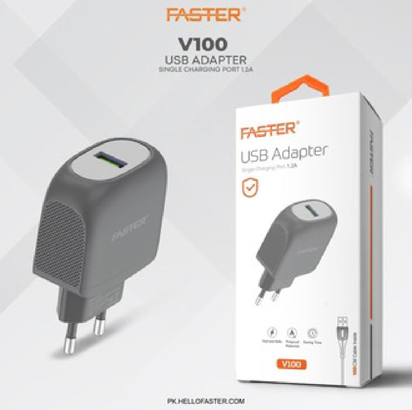 FASTER CHARGER V100 TYPE USB To Micro