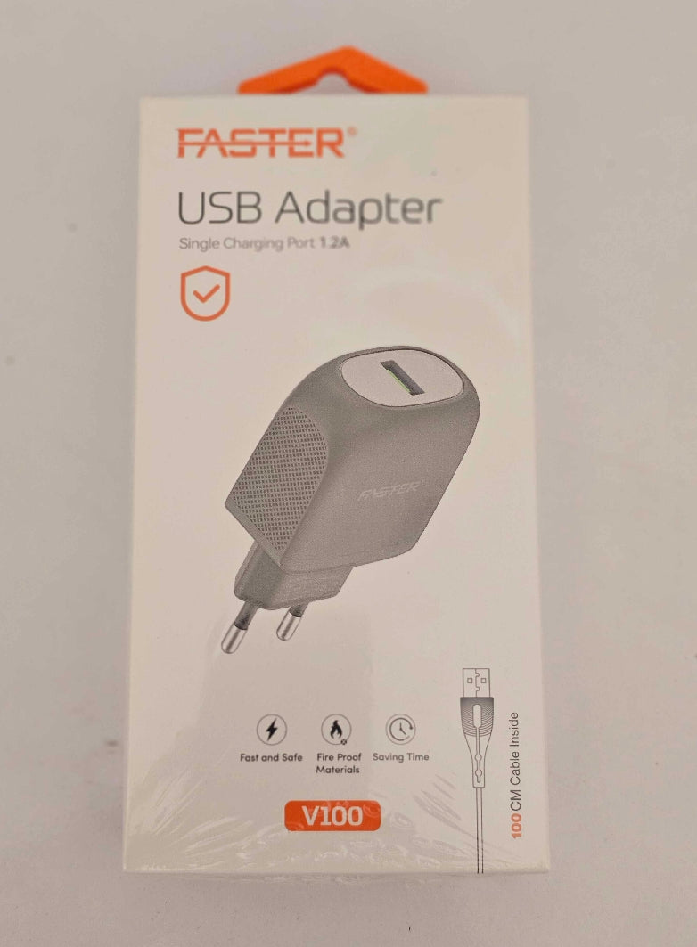 FASTER CHARGER V100 TYPE USB To Micro