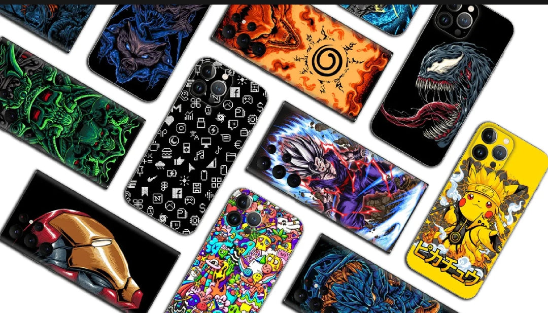 Custom Mobile Skin Wrap - Personalized Phone Vinyl Decal | Stylish Protective Skin | Matte, Glossy Finish for All Devices (Not Cover)