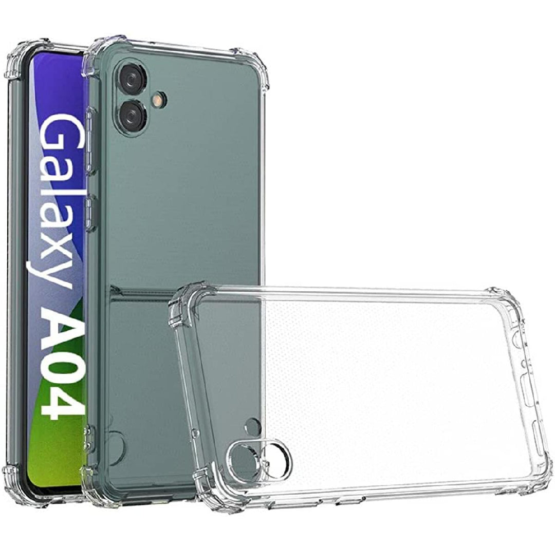 Samsung Galaxy _ Bumper Transparent Back Cover Soft TPU Shock Proof Drop Protective Crystal Clear Case (Transparent)