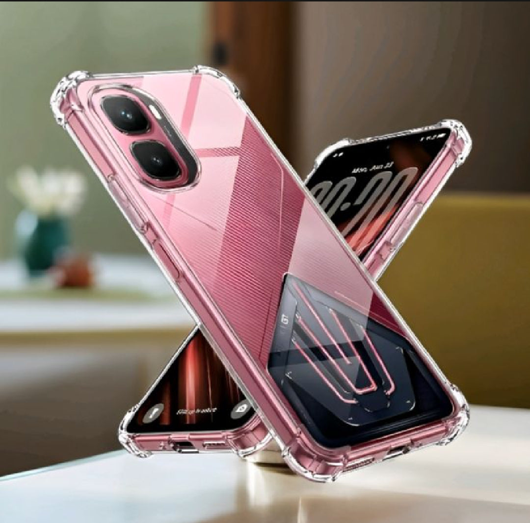 Infinix _ Transparent Back Cover Soft TPU Shock Proof Drop Protective Crystal Clear Case (Transparent)