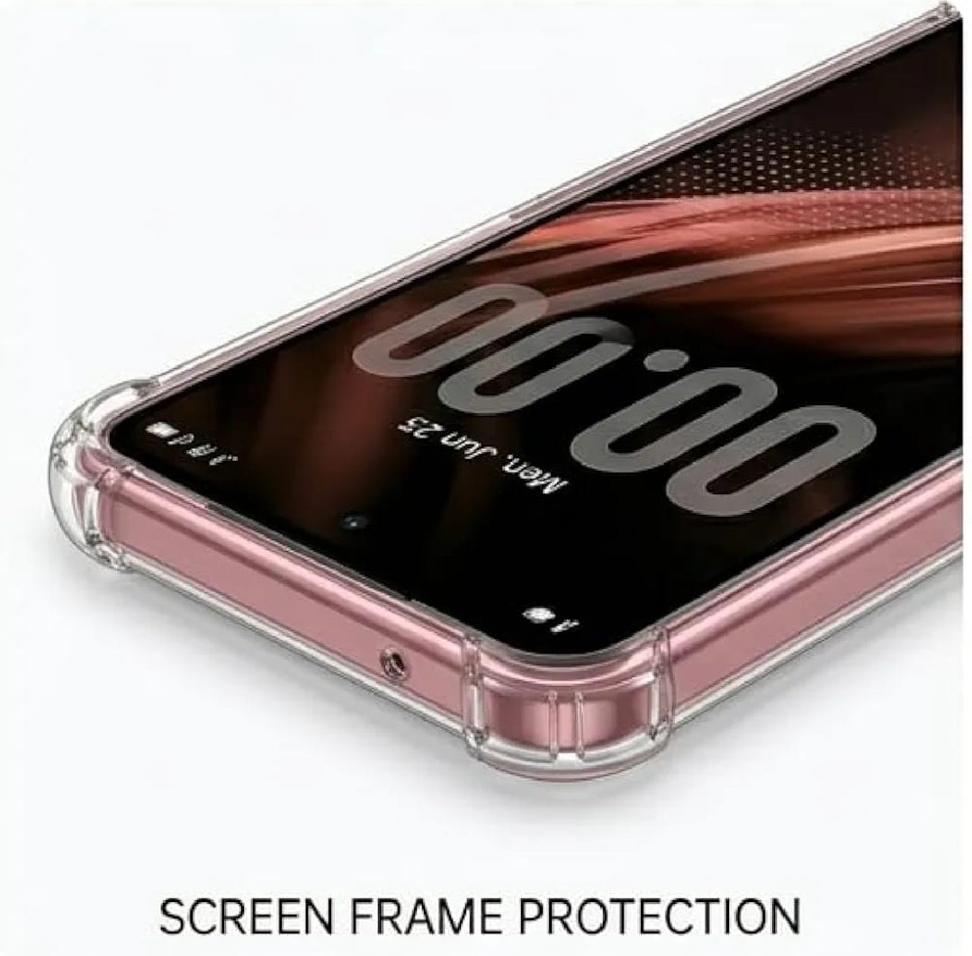 Infinix _ Transparent Back Cover Soft TPU Shock Proof Drop Protective Crystal Clear Case (Transparent)
