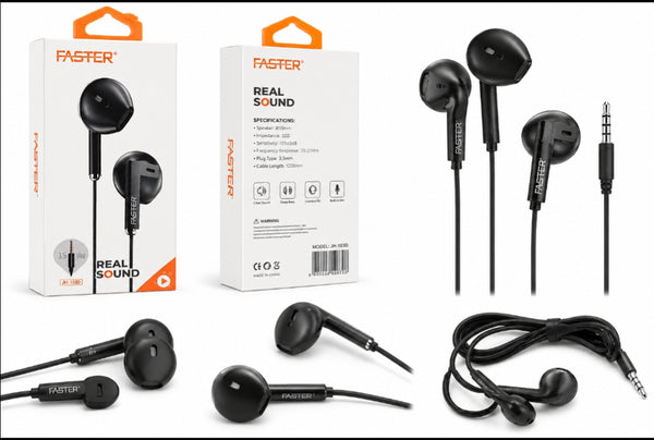 FASTER JOY-J25 Wired Earphones (3.5mm Jack)