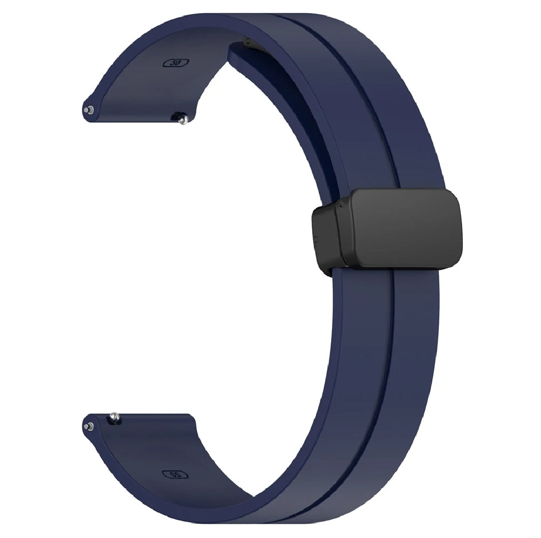 Magnetic-Silicone Straps For 42mm\44mm\45mm\49mm Watch Silicone Watchband With Magnet Buckle High Quality Strap