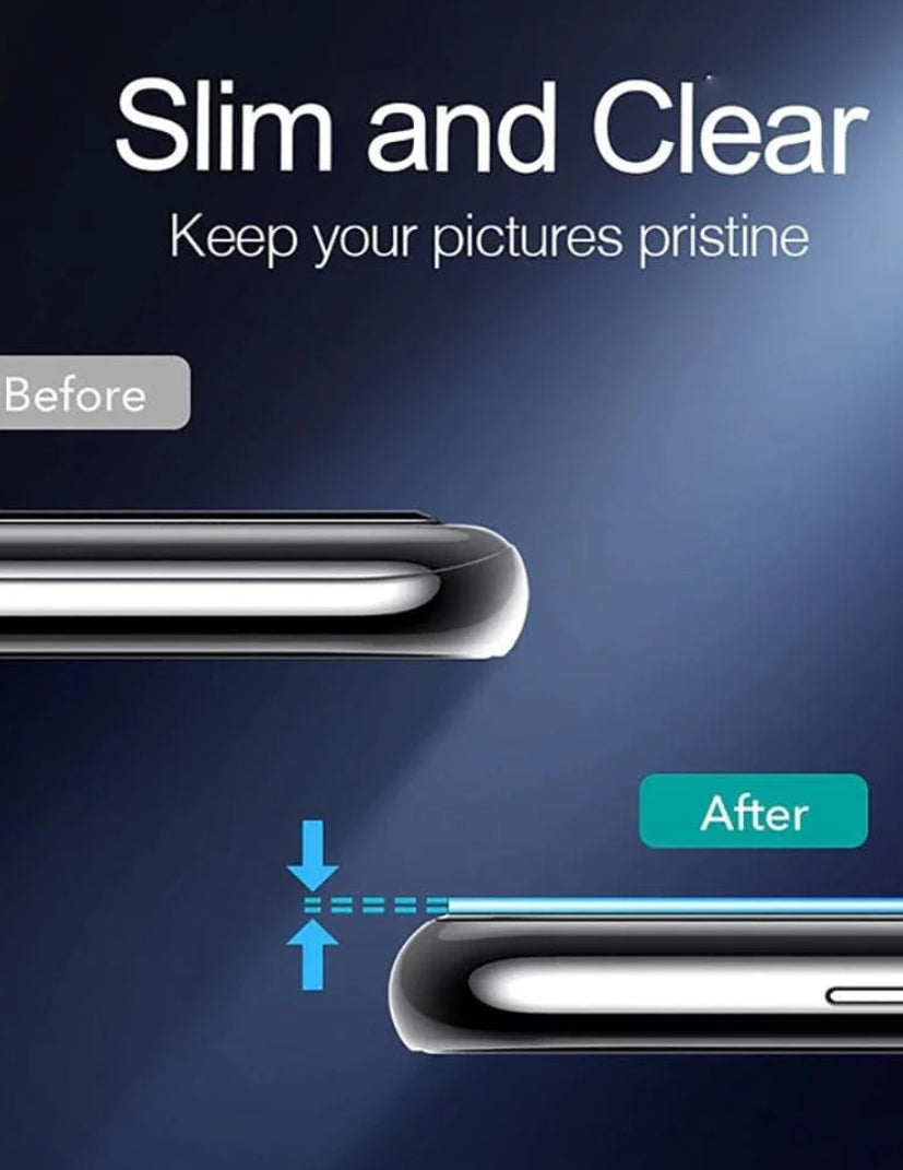 Samsung,vivo,oppo,one+,Iphone- 9H Ultra Thin Scratch-Resistant Camera Lens Glass Protector