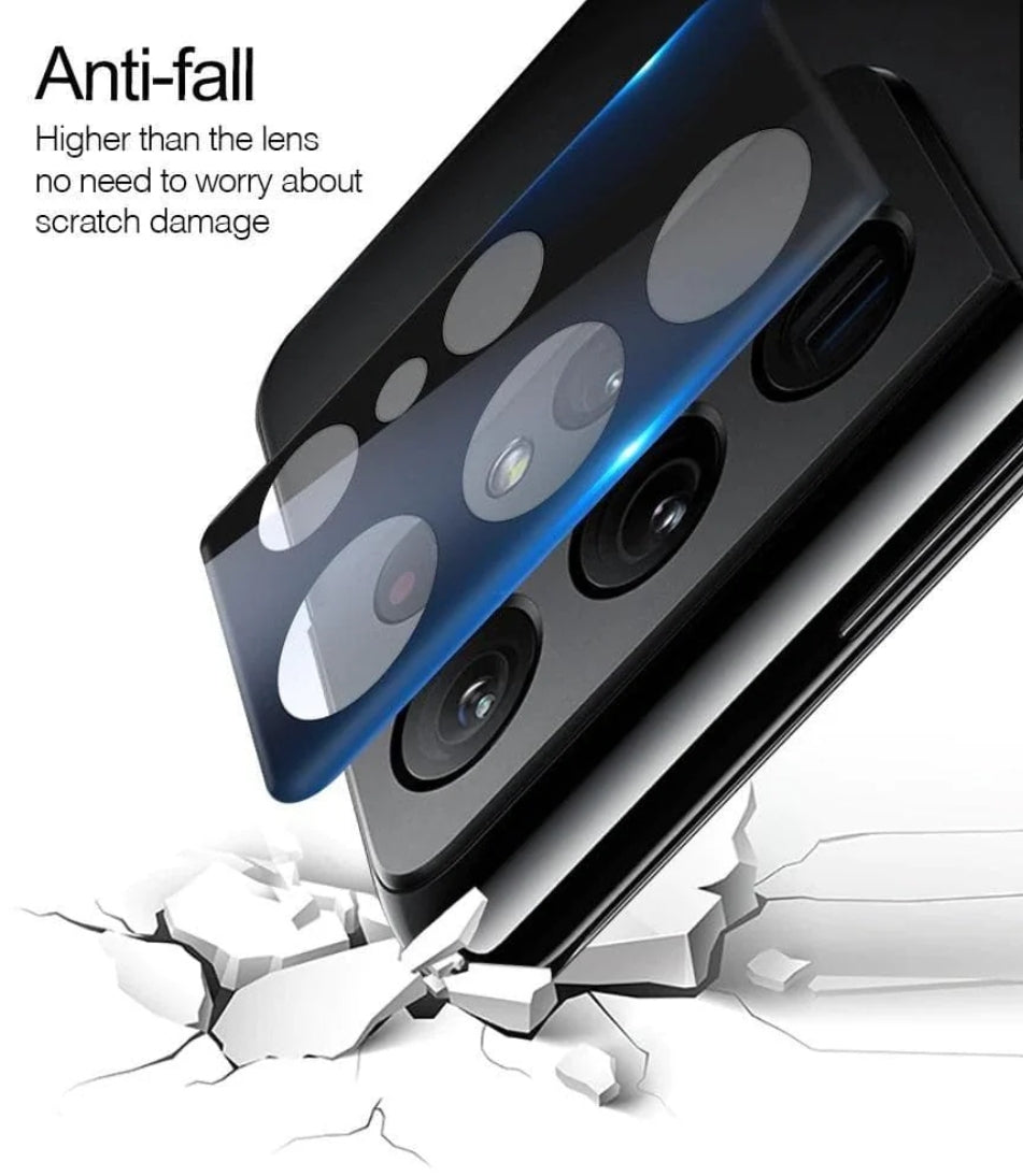 Samsung,vivo,oppo,one+,Iphone- 9H Ultra Thin Scratch-Resistant Camera Lens Glass Protector