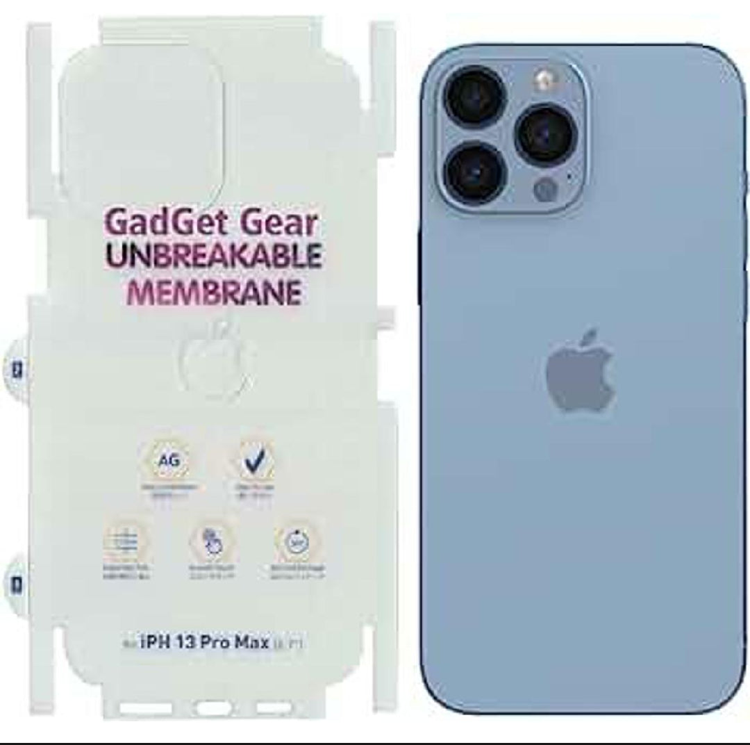 iPhone Unbreakable Membrane Matte Back Sides Protector