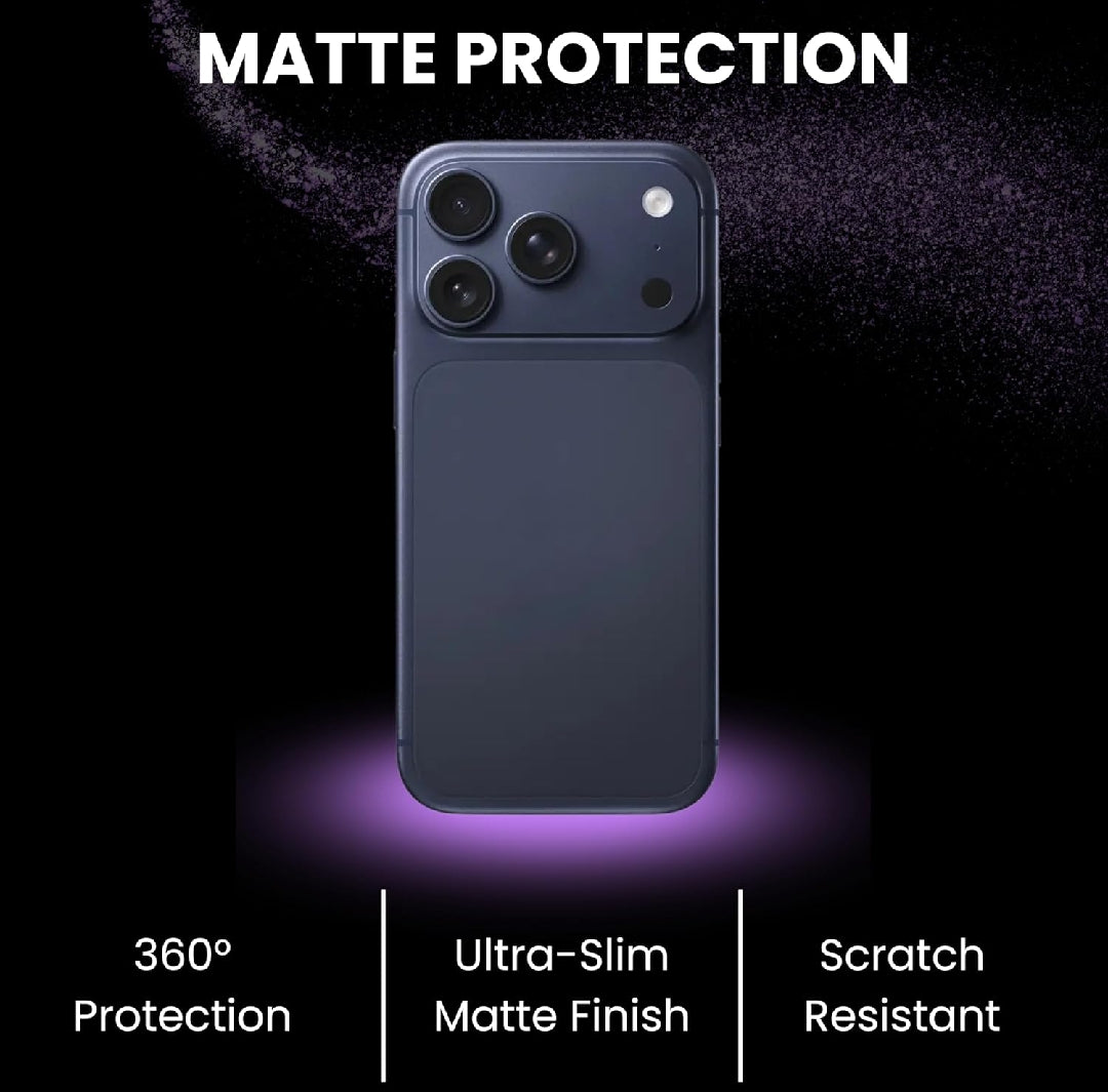 iPhone Unbreakable Membrane Matte Back Sides Protector