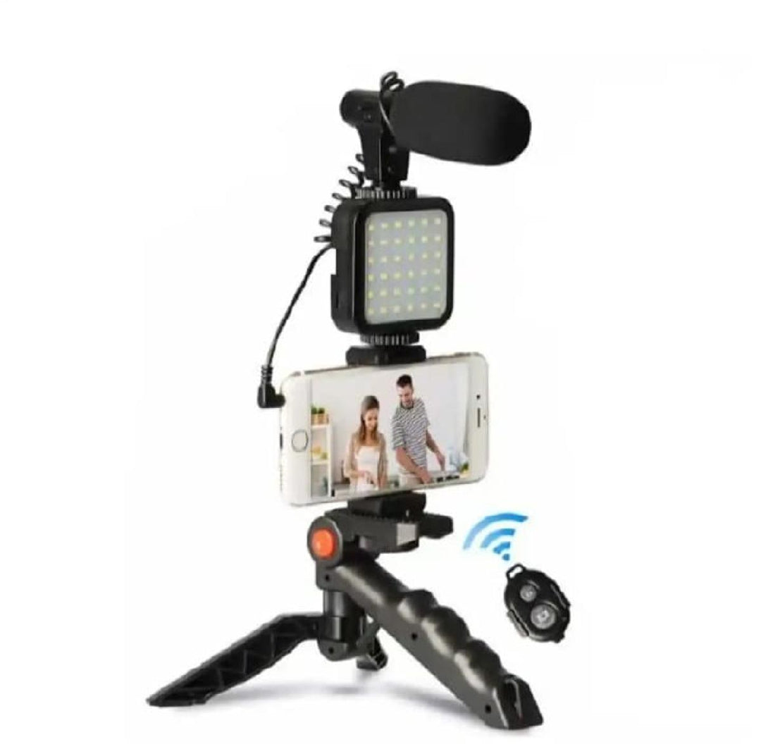 Portable Multipurpose LED  Light with Microphone and Tripod