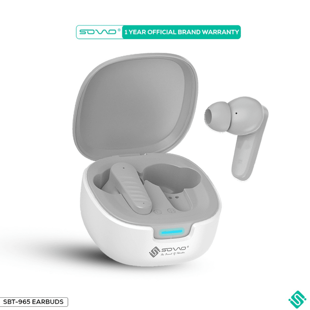 Sovo Game On SBT-965 Wireless Earbuds | HD Stereo Sound, Game Mode, Long Battery Life & ENC