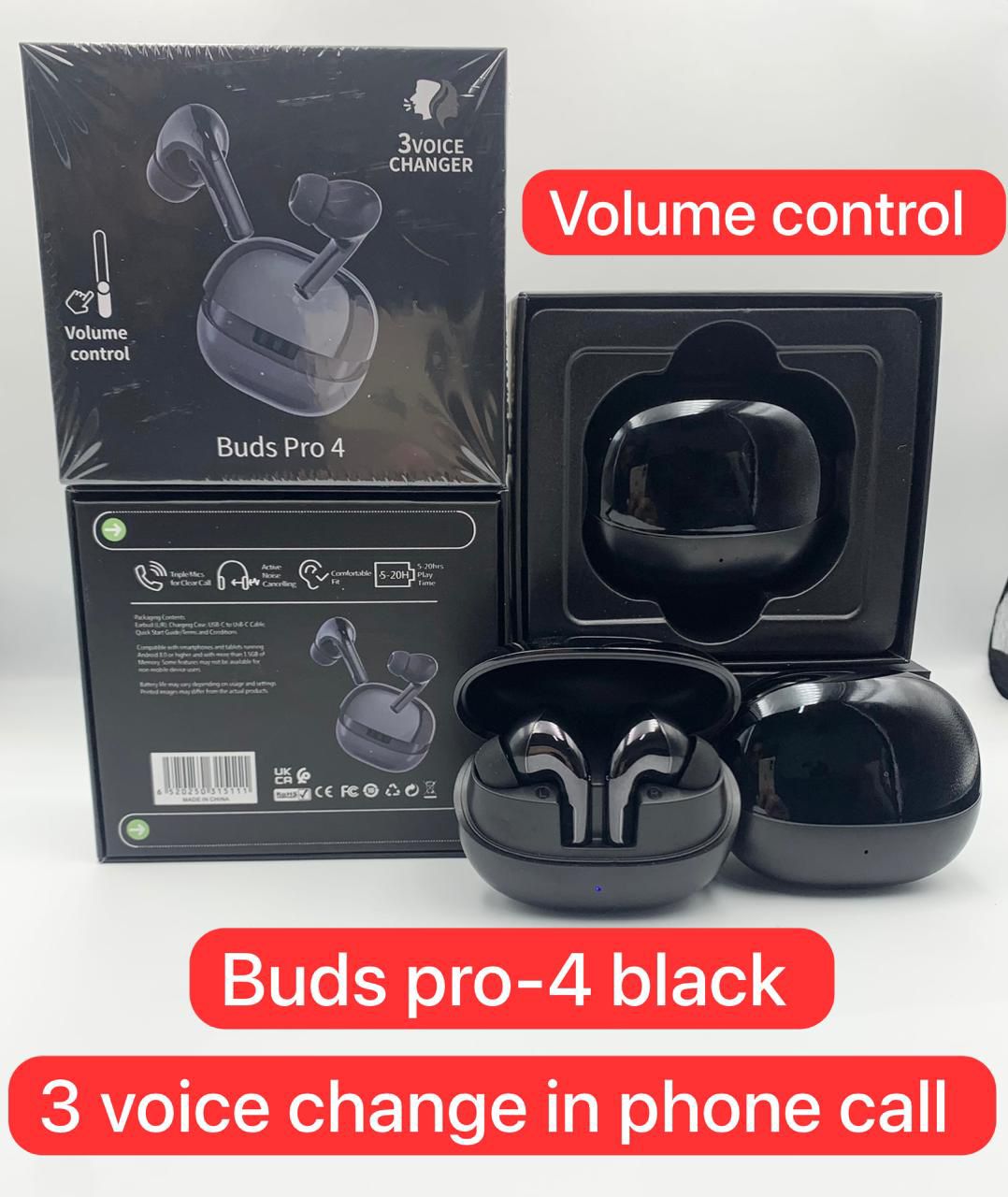 Buds Pro 4 Latest Edition wireless Earbuds