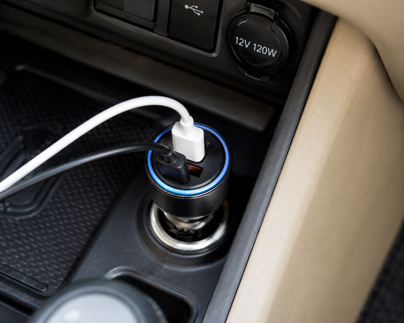 Power Zone CR-08 Turbo Car Charger
