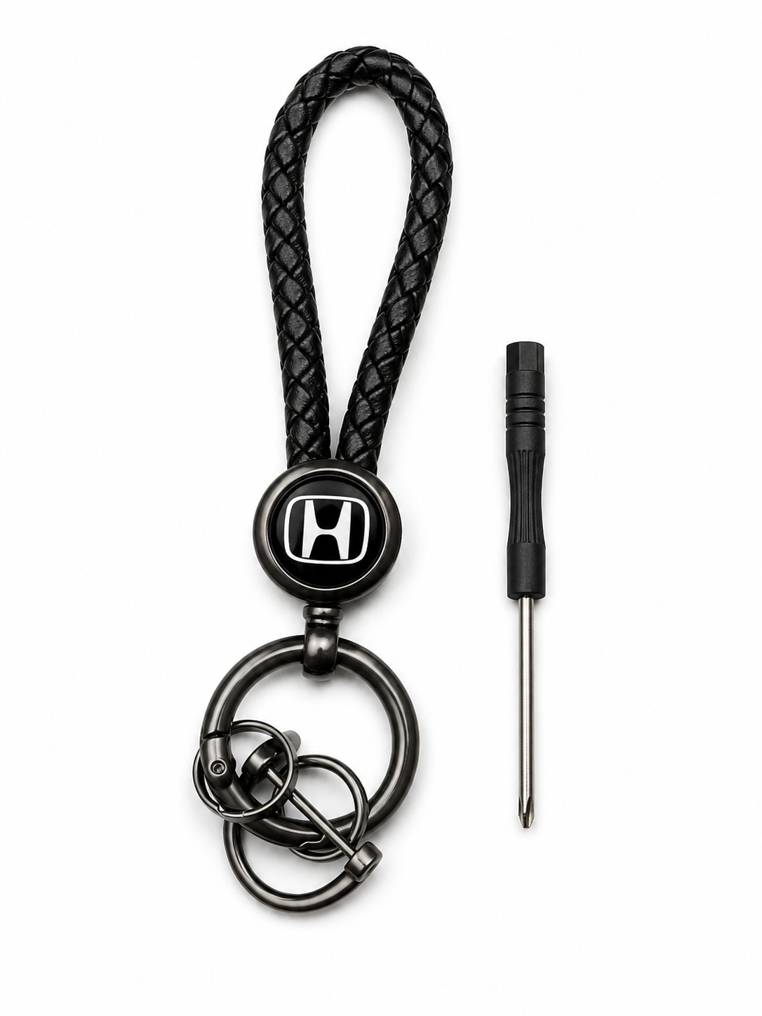 Honda Premium Leather Keychain