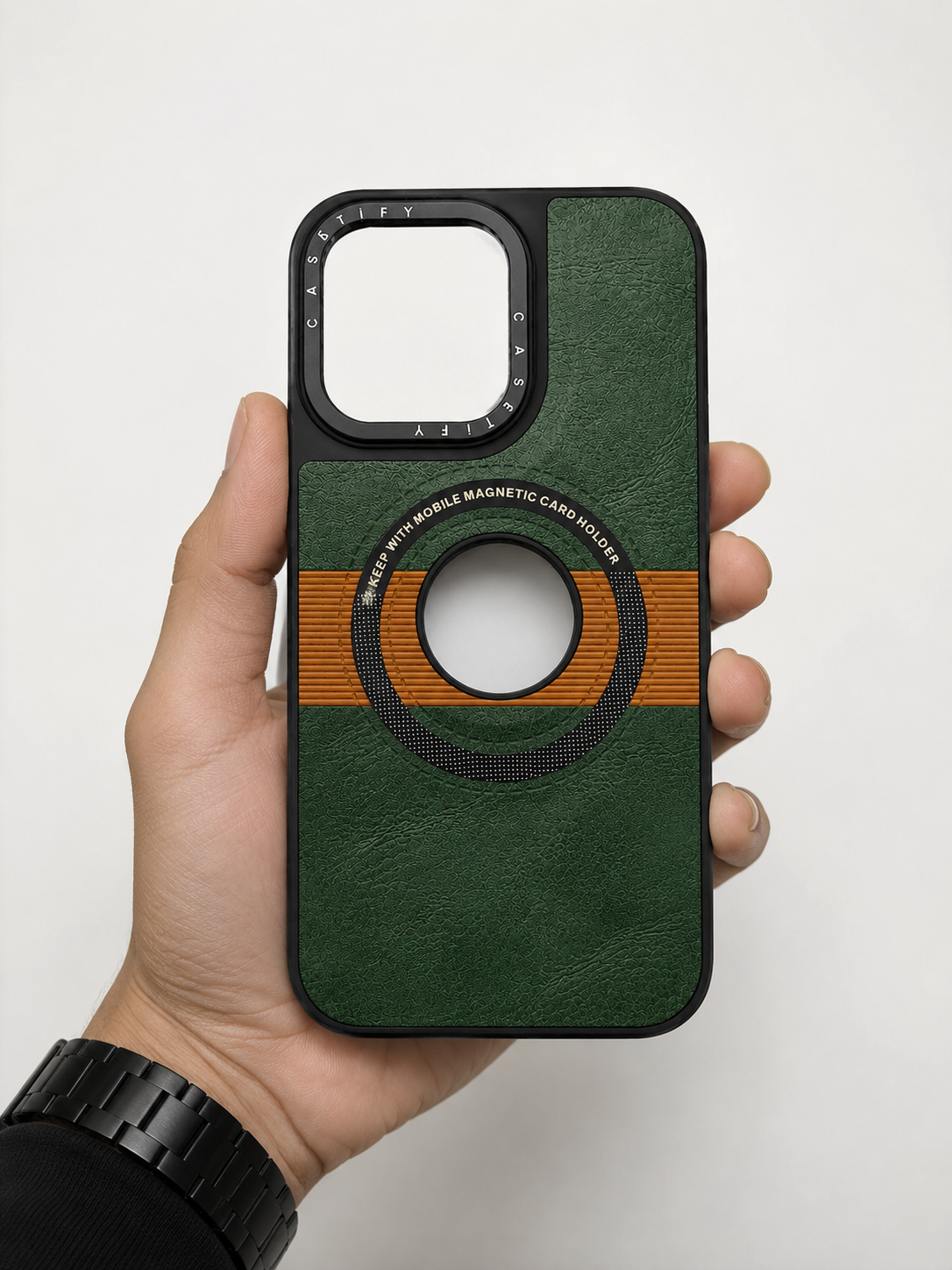 Iphone 15 Pro Max Luxury Leather MagSafe Case for iPhone