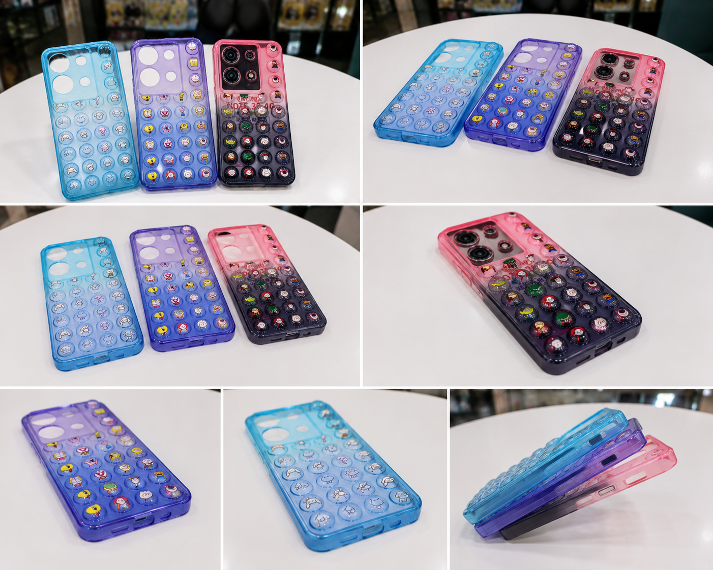 Infinix 3D Cartoon Bubble Phone Case