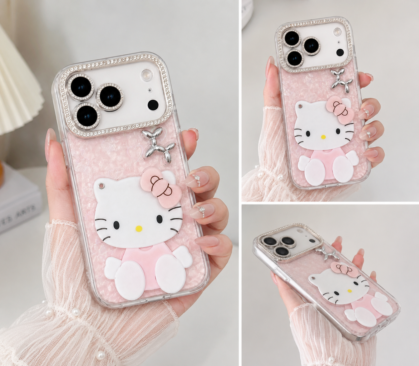 Sparkle Kitty Mirror Case For Iphone