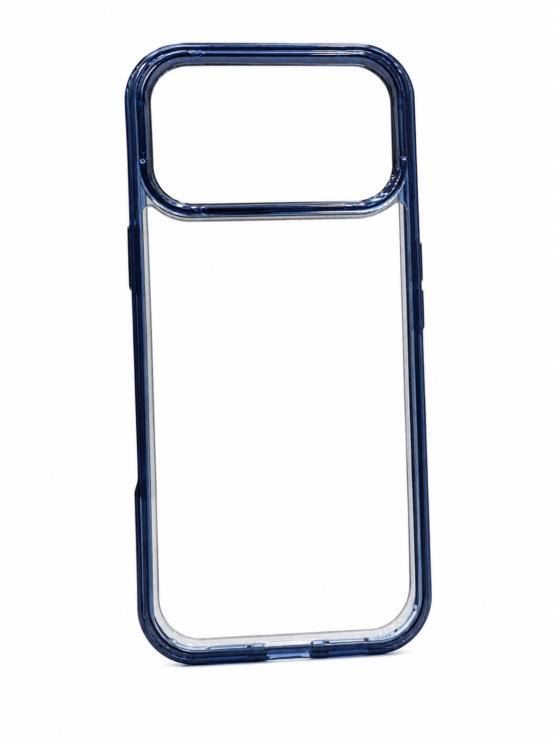 Crystal Clear Shockproof Hybrid High Quality Case for iPhone 17 Air – Blue Frame