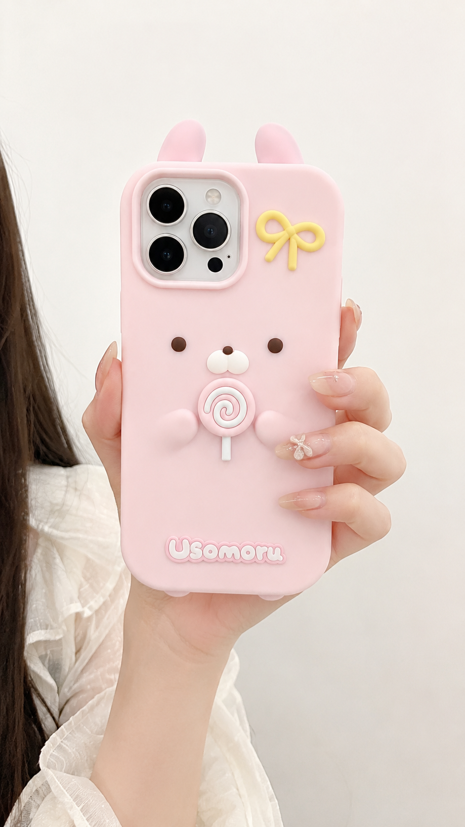 Iphone 14 Pro Max 3D Bunny Silicone Case