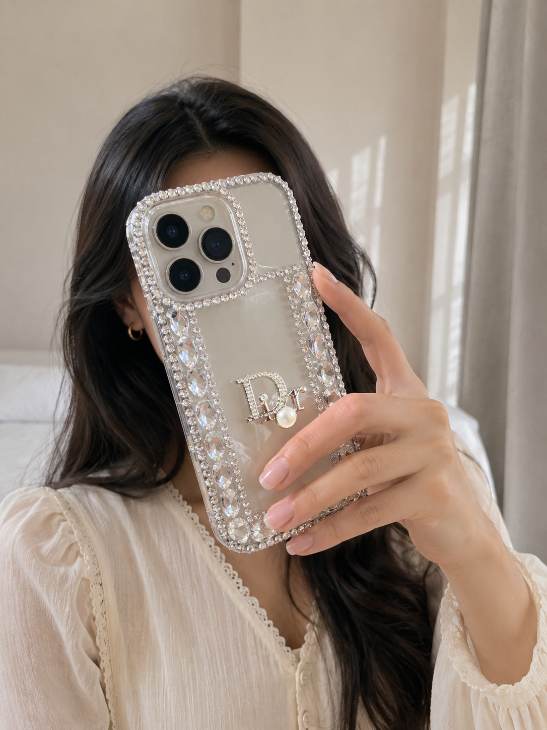 Luxury Crystal Leopard,Lv,Dior Phone Case – iPhone 17 Pro Max