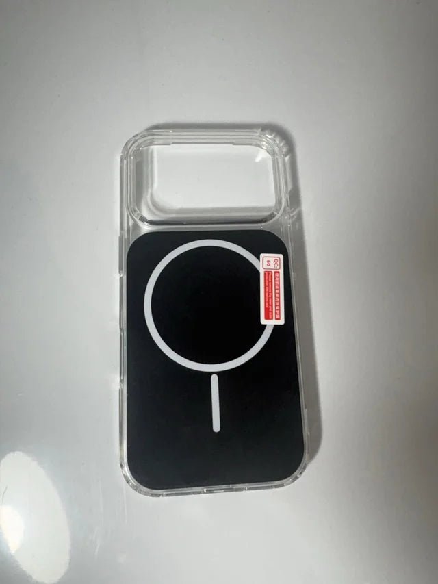 Premium MagSafe Compatible Clear Case with Vibrant Color Panels