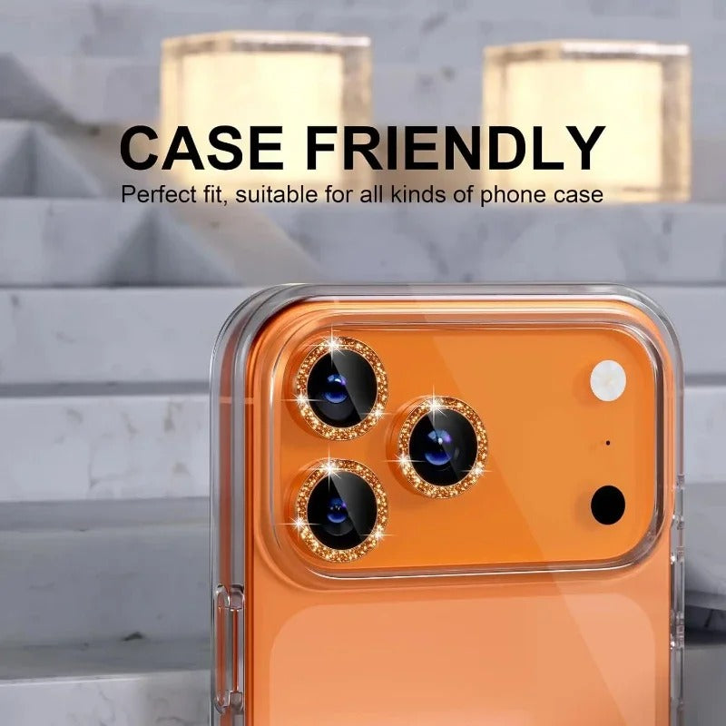 Diamond Camera Lens Protector for iPhone 17 Pro Max