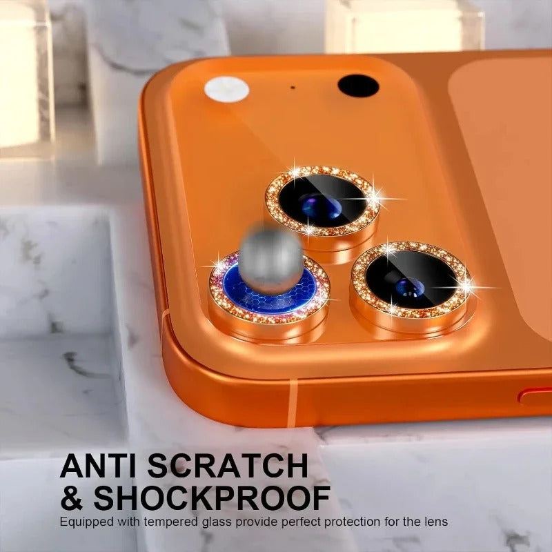 Diamond Camera Lens Protector for iPhone 17 Pro Max