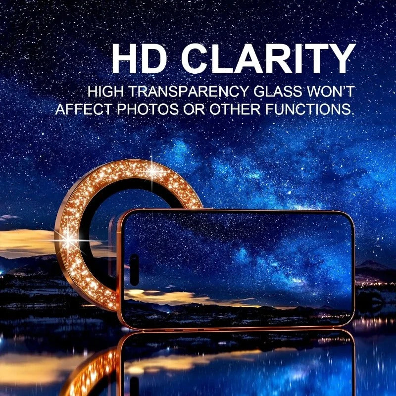 Diamond Camera Lens Protector for iPhone 17 Pro Max
