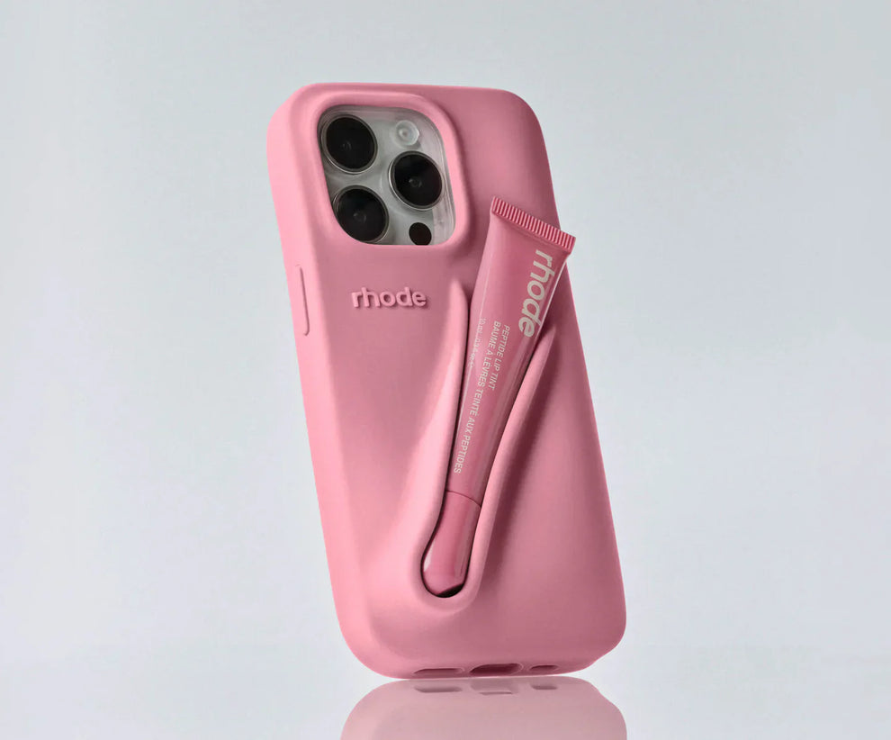 Rhode Lip Tint Holder Silicone Case – Soft Peach