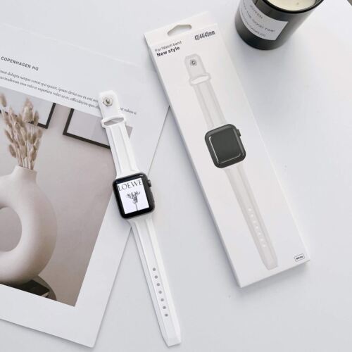 Apple Watch Strap BandFor iWatch Series 7 6 SE 5 4 3 38/40/41/42/44/45 | SILICONE